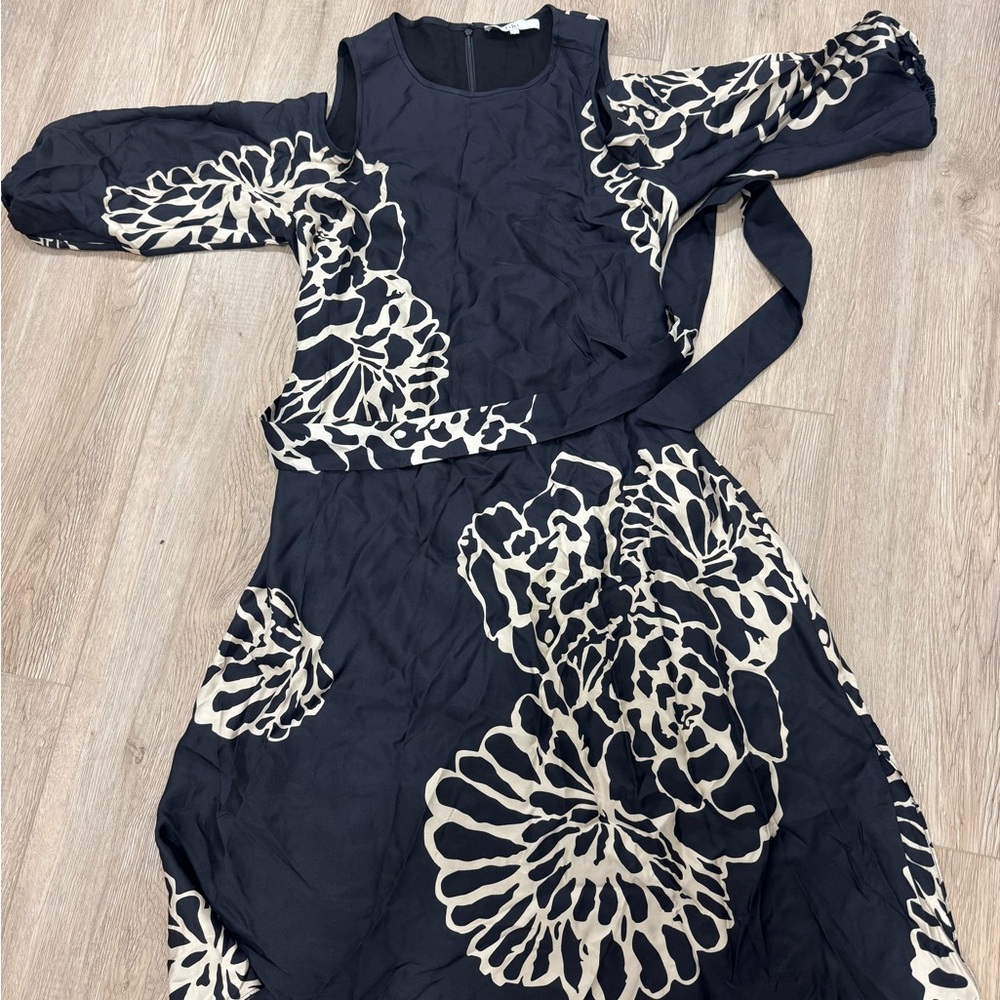 Tibi Black Dress with Subtle Details